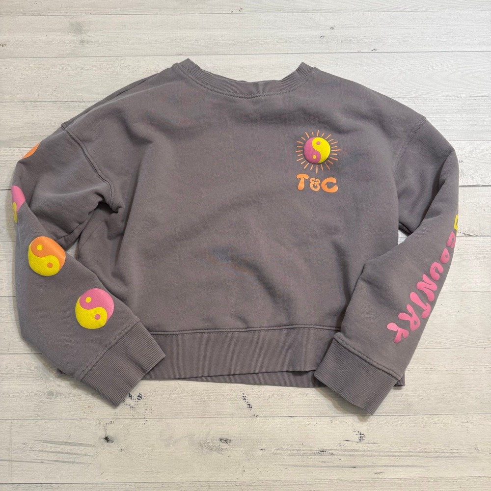 Town & Country surf designs women's‎ crewneck sweatshirt size medium